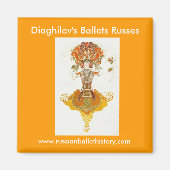 Diaghilev's Ballets Russes Magnet (Voorkant)