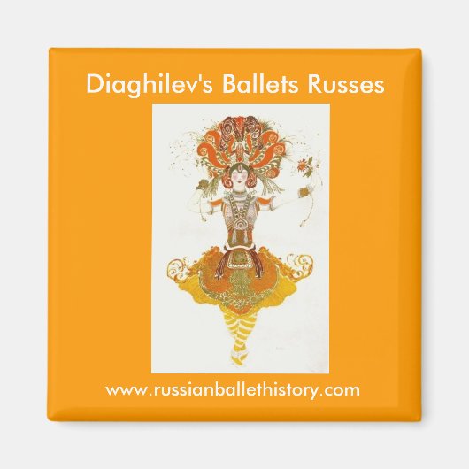 Diaghilev's Ballets Russes Magnet (Voorkant)