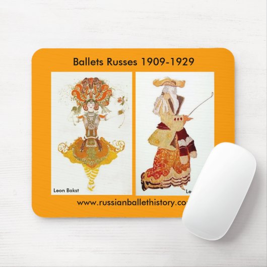 Diaghilev's ballets Russes Mousepad Muismat (Met muis)