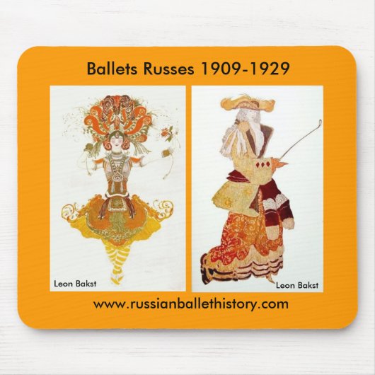 Diaghilev's ballets Russes Mousepad Muismat (Voorkant)