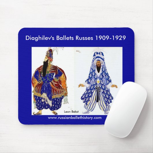 Diaghilev's ballets Russes Mousepad Muismat (Met muis)