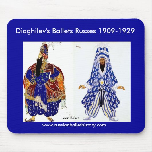 Diaghilev's ballets Russes Mousepad Muismat (Voorkant)