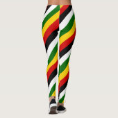 Diagnose nationale vlag Zimbabwe-kleuren Leggings (Achterkant)