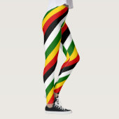 Diagnose nationale vlag Zimbabwe-kleuren Leggings (Rechts)