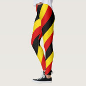 Diagnose van Uganda National Flag Colors Leggings (Links)