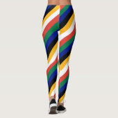Diagnose Zuid-Afrika van nationale vlagkleuren Leggings (Achterkant)