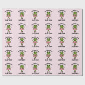 Diagnosed Slay-DHD Frog Ballerina ADHD Cadeaupapier (Vlak)