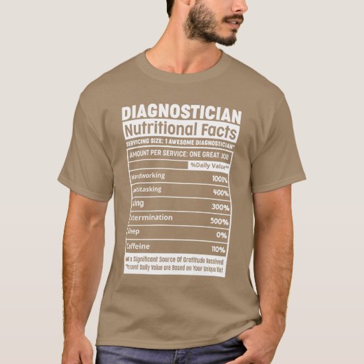 DIAGNOSTICUS Squadeam Professionele Voeding voor b T-shirt (Voorkant)