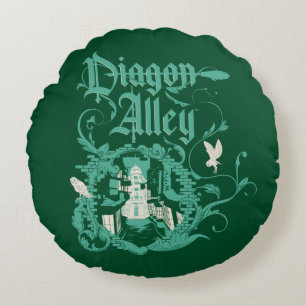 DIAGON ALLEY™  Graphic Rond Kussen