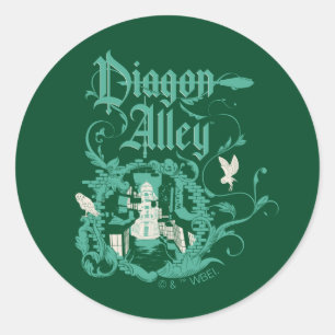 DIAGON ALLEY™  Graphic Ronde Sticker