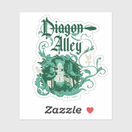 DIAGON ALLEY™  Graphic Sticker (Vel)