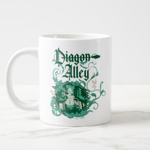 DIAGON ALLEY™ Vintage Grafisch Grote Koffiekop