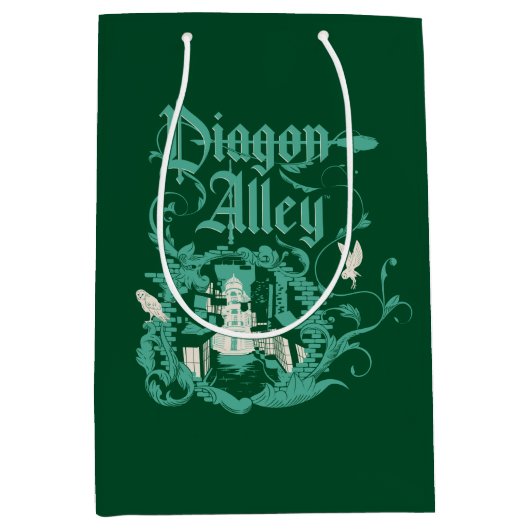 DIAGON ALLEY™ Vintage Grafisch Medium Cadeauzakje (Voorkant)