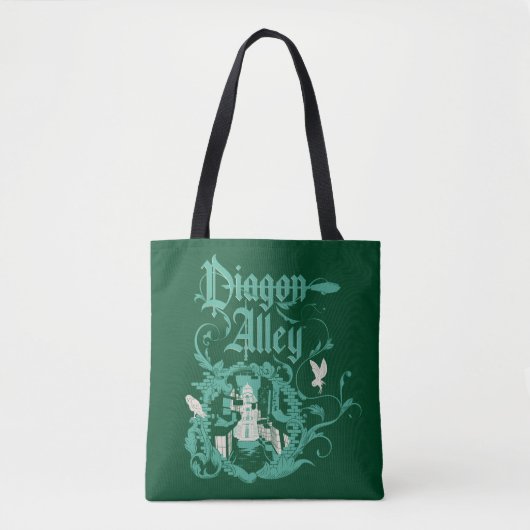 DIAGON ALLEY™ Vintage Grafisch Tote Bag (Voorkant)