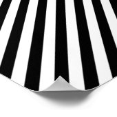 Diagonaal 12 x 12 Poster zwart-wit (Hoek)