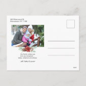 Diagonaal 2-foto's voor Prettige feestdagen Script (Achterkant)