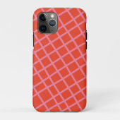 Diagonaal Abstract Gecontroleerd patroon lijnen in Case-Mate iPhone Case (Achterkant)