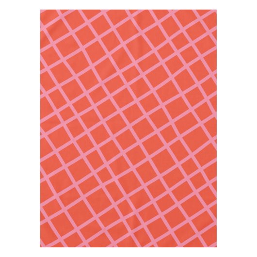 Diagonaal Abstract Gecontroleerd patroon lijnen in Tafelkleed (Voorkant)