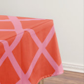 Diagonaal Abstract Gecontroleerd patroon lijnen in Tafelkleed (Voorbeeld)