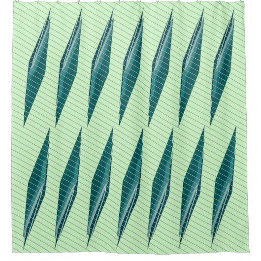 diagonaal afdrukken douchegordijn (Voorkant)