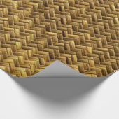 Diagonaal Basketweve Textuur Cadeaupapier (Hoek)
