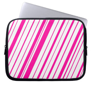 Diagonaal bereik ~ Hot Pink Laptop Sleeve