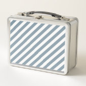 Diagonaal blauw en wit strepenpatroon (Voorkant)