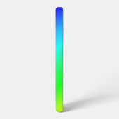 Diagonaal Blauw naar Groen Blend Naam toevoegen Samsung Galaxy Hoesje (Linkerkant)