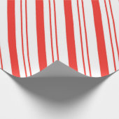 Diagonaal Candy Cane Stripes Patroon Cadeaupapier (Hoek)