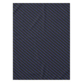 Diagonaal donkerblauw en zwart tafelkleed (Voorkant)
