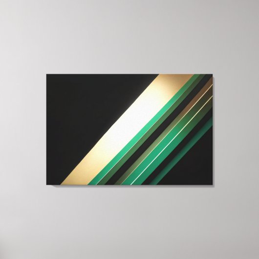 Diagonaal Elegantie Canvas Afdruk (Voorkant)