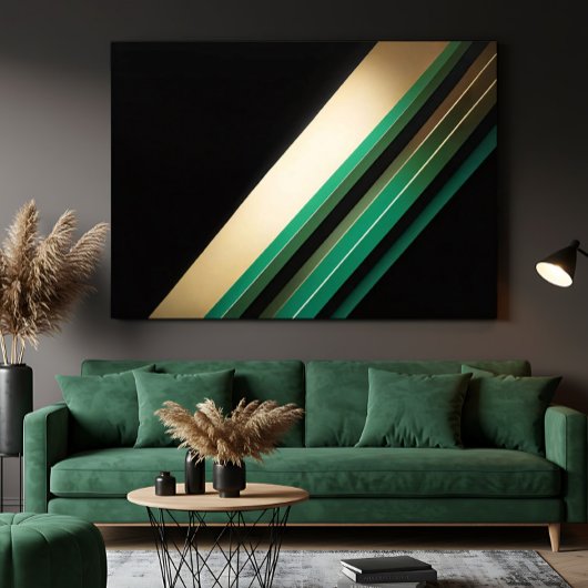 Diagonaal Elegantie Canvas Afdruk