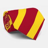 Diagonaal en goudgesteente Stropdas (Opgerold)