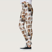 Diagonaal Funky Fotorooster met 6 Foto's Leggings (Links)