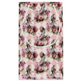 Diagonaal geruite Alice in Wonderland Klein Cadeauzakje (Achterkant)