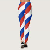 Diagonaal gestreept voor de nationale vlag van Par Leggings (Achterkant)