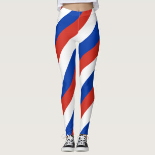 Diagonaal gestreept voor de nationale vlag van Par Leggings