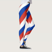 Diagonaal gestreept voor de nationale vlag van Par Leggings (Rechts)