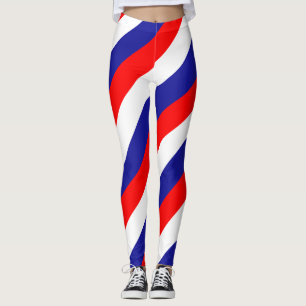 Diagonaal gestreept voor nationale vlag van Kroati Leggings