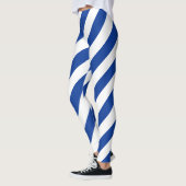 Diagonaal gestreepte nationale vlag van Honduras Leggings (Links)