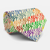 diagonaal, getild, met meerdere kleuren, sticks, t stropdas (Opgerold)