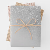 Diagonaal Glitter Gradiënt Ombre Inpakpapier Vel (In situ)