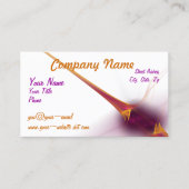 Diagonaal gouden blast artwork visitekaartje (Voorkant)