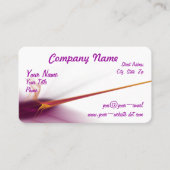 Diagonaal gouden blast artwork visitekaartje (Voorkant)