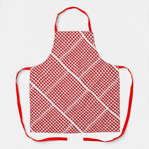 Diagonaal Hart Ontwerp Schort