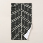 Diagonaal Horizontaal Verticaal Grijsgevlekt Stipp Bad Handdoek (Handdoek)