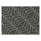 diagonaal horizontale verticale grijze Stippen Tafelkleed (Voorkant (Horizontaal))