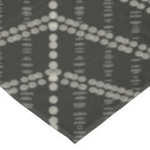 diagonaal horizontale verticale grijze Stippen Tafelkleed (Gekanteld)