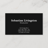 Diagonaal  houtwaren Professional Visitekaartje (Achterkant)