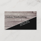 Diagonaal  houtwaren Professional Visitekaartje (Voorkant)